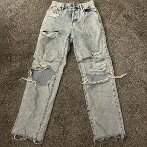 Pacsun ripped mom jeans